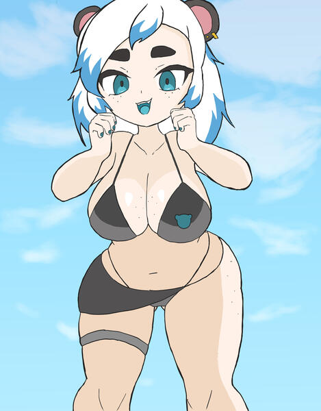 Beach Panda